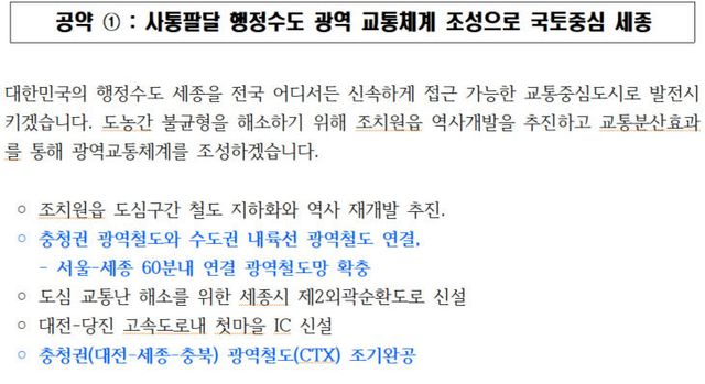 김문수 후보 공약