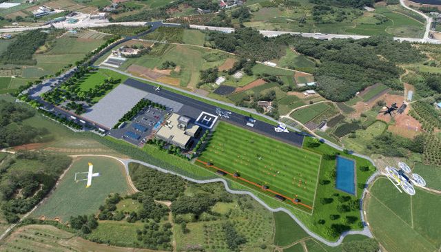 고창(호남권) 드론통합지원센터 조감도