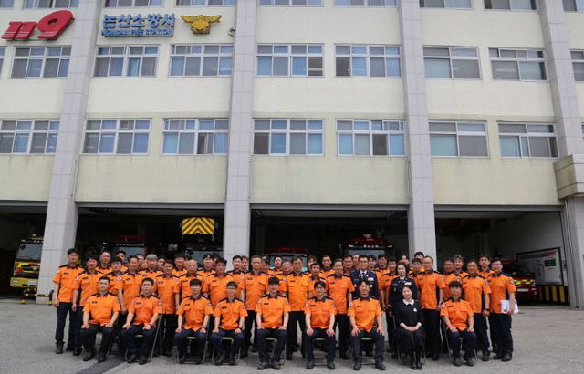 (0521)성호선 충남소방본부장, 논산소방서 방문