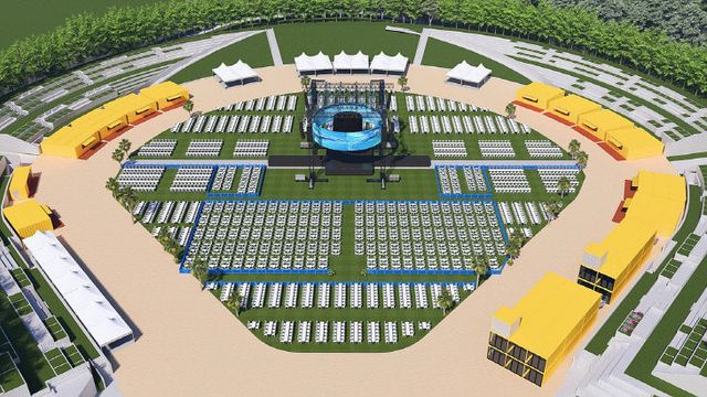 2025 대구치맥페스티벌 메인 무대 조감도