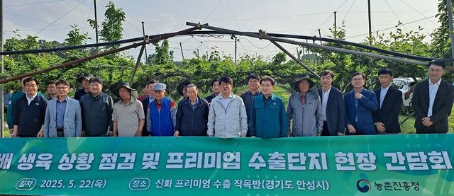 1-1.농촌진흥청장 안성 신화배 프리미엄 수출단지 방문