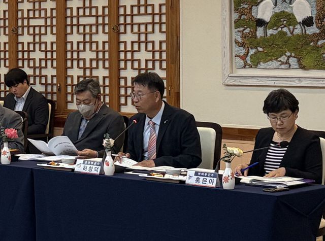 허창덕 금산군부군수, 중부 동서고속도로 신설 제안