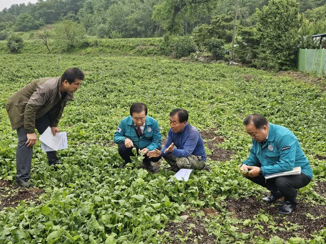 수시 ) 피해 농가 조사 모습(2)