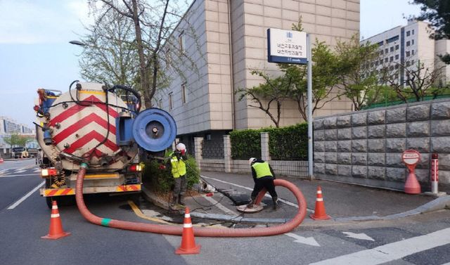 사진2) 대전 서구 집중호우 대비 현장(1)