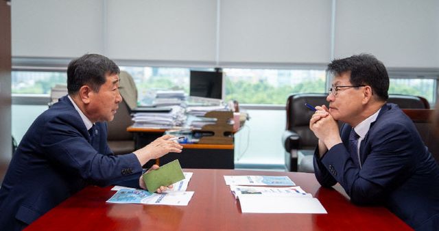 이재영 증평군수 임호선 국회의원 면담 2