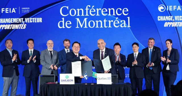 이장우 대전시장과 크리스토퍼 스키트 퀘백주 경제장관-1