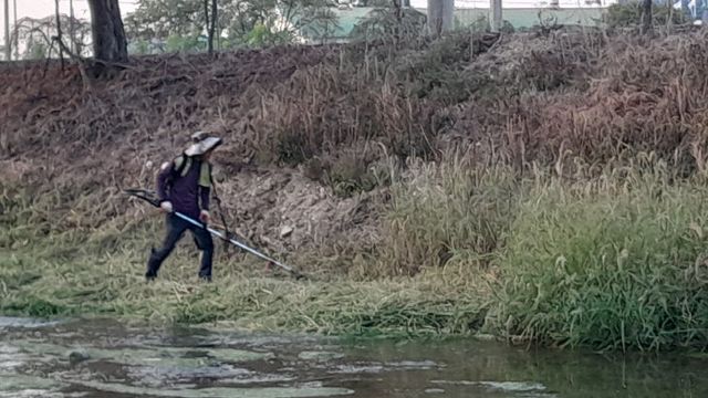 괴산군 청안면주민자치위원회, 문방천변 환경정비 나서 (2)