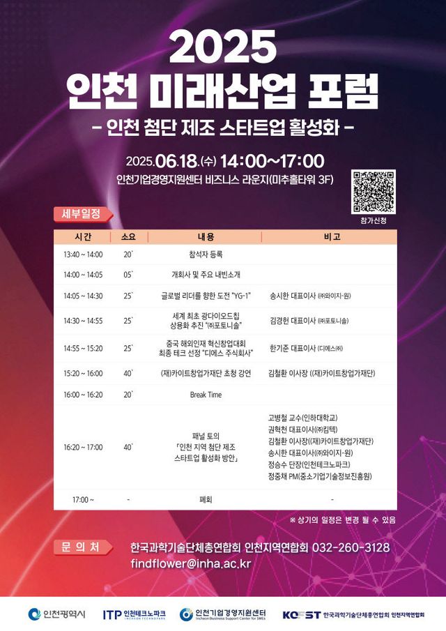 (포스터) 2025 제2회 인천 미래산업 포럼