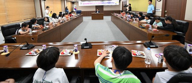 논산내동초학생들방문 (3)