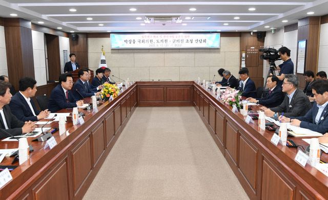 창녕군 박상웅 국회의원 초청 간담회 개최