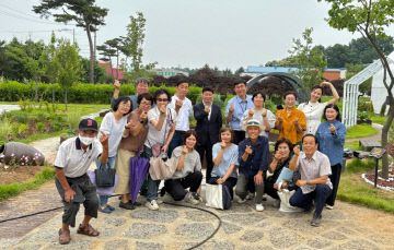 시민정원사 양성 수료식 단체사진