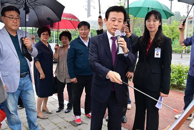 호탄동 일대 교차로 개선으로 상습정체 해소 나선다 (1)