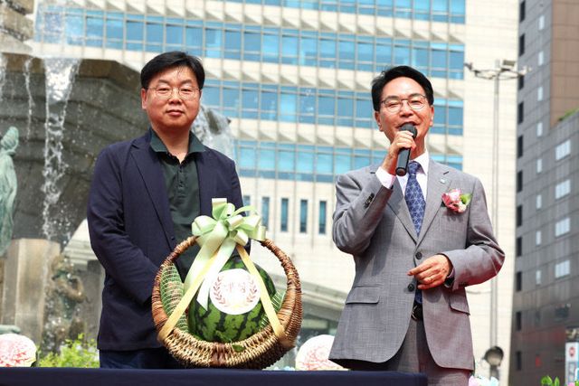 지리적표시 고창 명품수박 출시 기념식(2)_최고가 낙찰