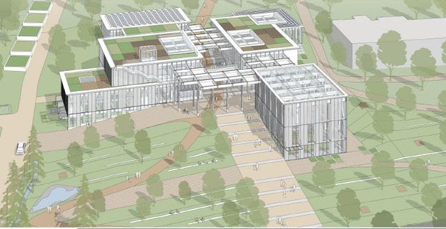 목재누리센터 조감도-종합건축사사무소 창 제공