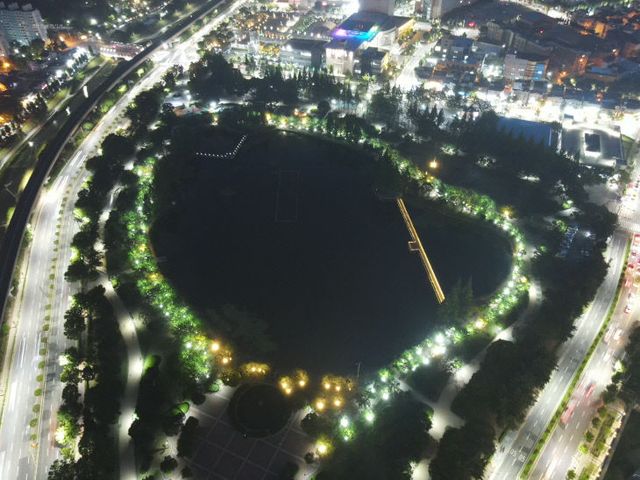 6.20(김해시 연지공원 수목 경관등 설치)2