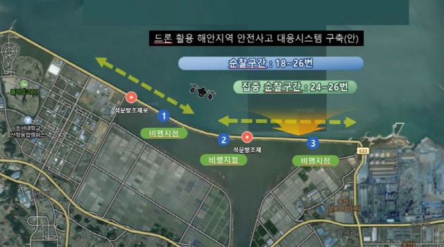사본 -(사진2)석문방조제 드론 순찰 구간 설명