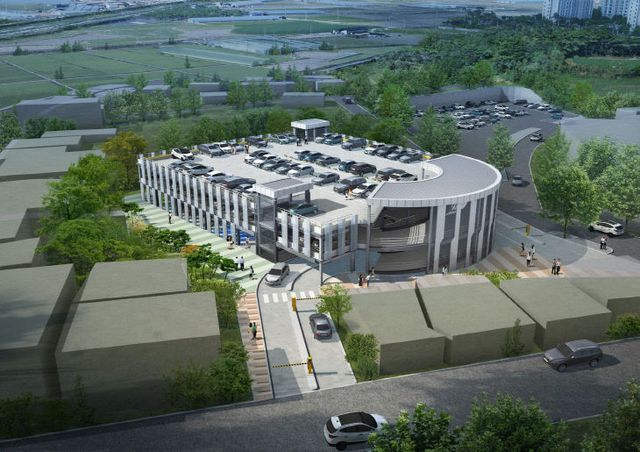 대소 공영주차장 조감도.