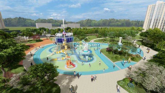 청주시 각리근린공원 물놀이장 개장. 사진(조감도)