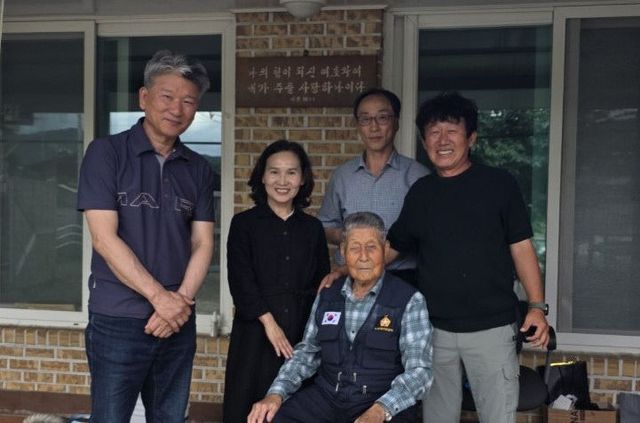 복수면, 6.25전쟁 제75주년을 맞아 참전 유공자 방문