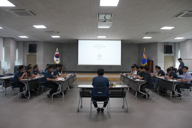 서천서가 개최한 치안성과 보고회