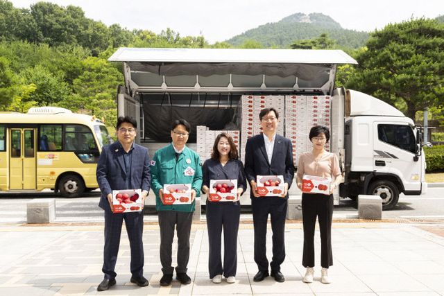 피해 농가 돕기 복숭아 구매