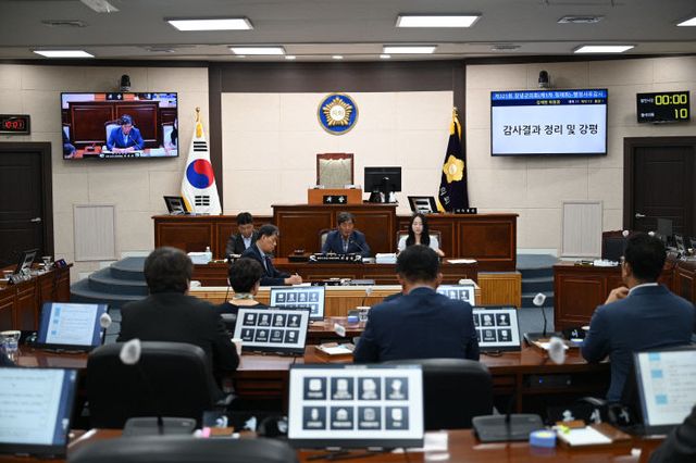 창녕군의회 2025년도 행정사무감사 종료