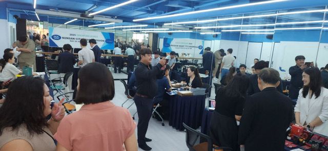 논산시 해외시장 파견단 관련 사진