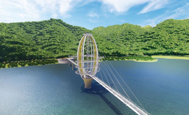 성주호 보도교 조감도