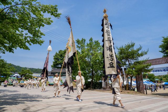 증평들노래축제 장뜰두레농요시연1