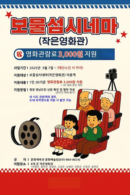 3. 작은영화관 영화관람료 지원 사업