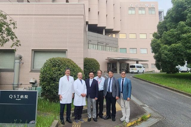 건양대병원 일본 QST병원 협약체결 기념촬영