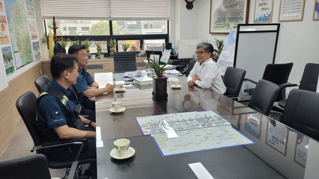 250709 고창경찰서 모양지구대, 고창부군수와 치안간담회 실시