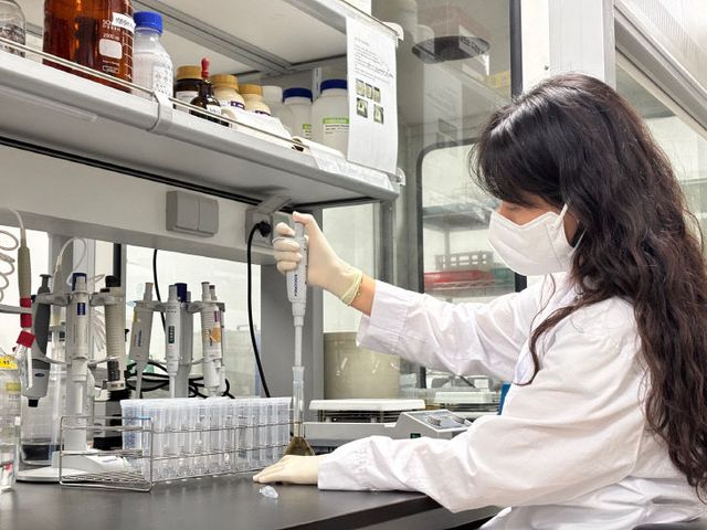 농약안전성 분석 장면.