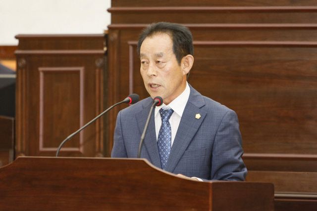 20250711 예산군의회 임종용 의원 발언 사진