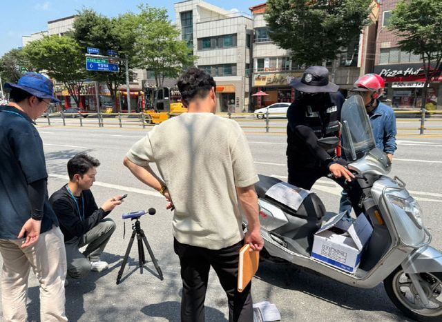 제천시, 운행차 소음 수시점검 실시