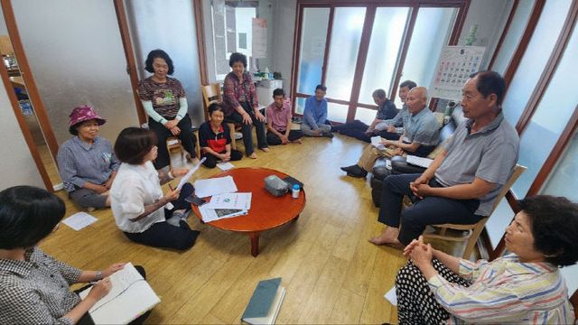 공음면 경로당 순회 방문1