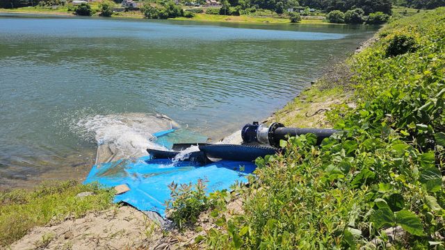 농업용 저수지 점검- 장성 죽림제