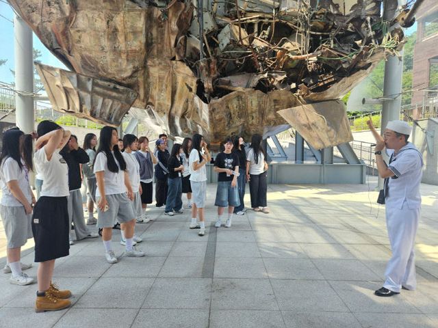 제천세명고 국가유산지킴이와 평택에서 전통과 안보문화 체험2