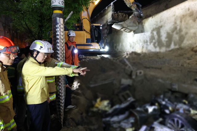 김동연 경기지사, 호우대비 ‘옹벽붕괴’ 긴급 점검 지시