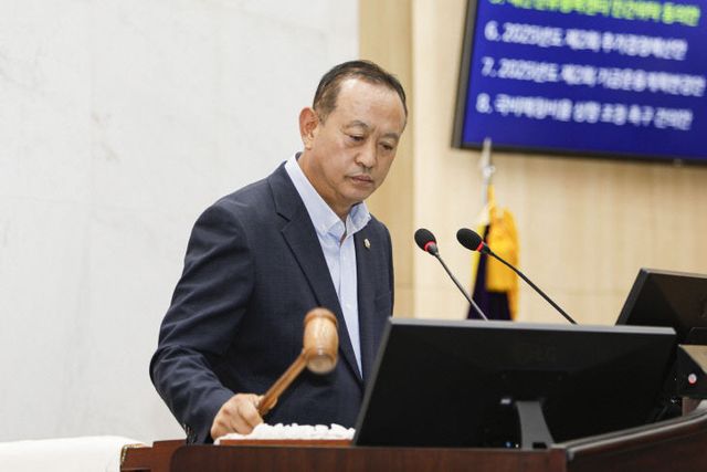 예산군의회 제314회 임시회_장순관 의장