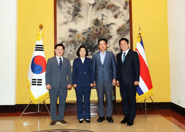 최대호 안양시장, 코스타리카 제1부통령 예방