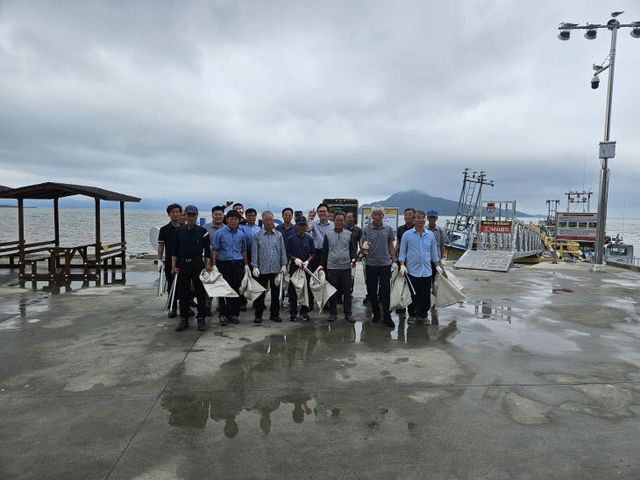 하점면 이장단, 깨끗한 하천 환경 조성에 앞장