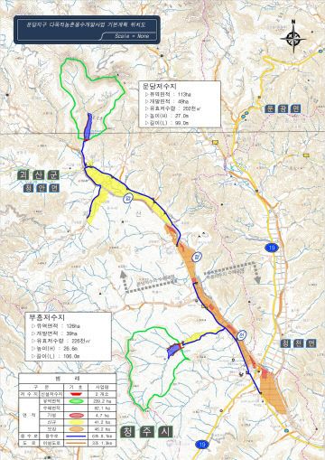 문당지구 위치도