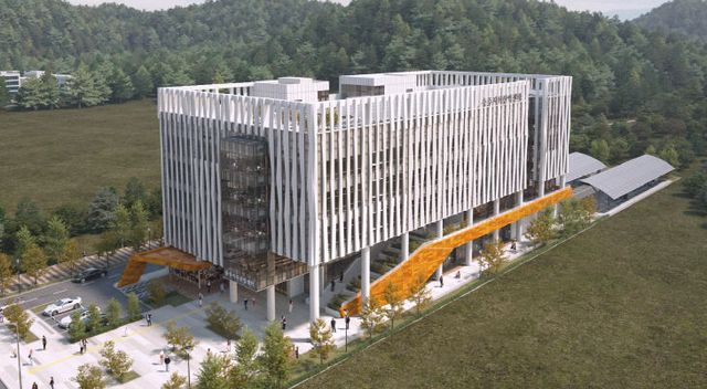 충주지식산업센터 조감도.
