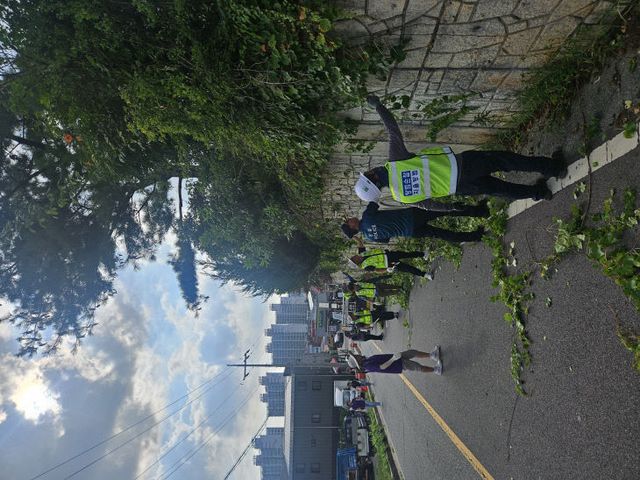 서천서가 펼친 서천여고 통학로 수목제거작업