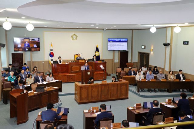 제313회 임시회 제2차 본회의(전경)
