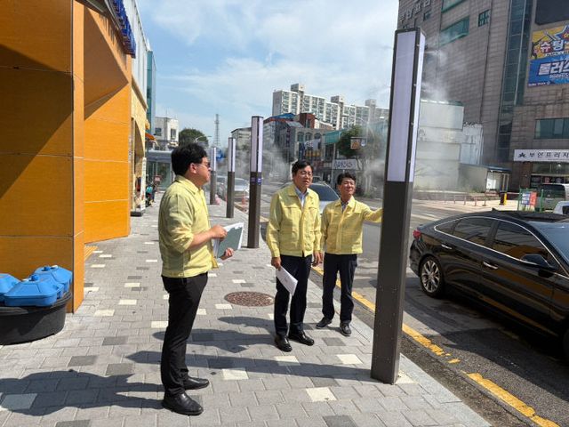 정화영 부안군 부군수, 폭염대응 현장점검 실시1