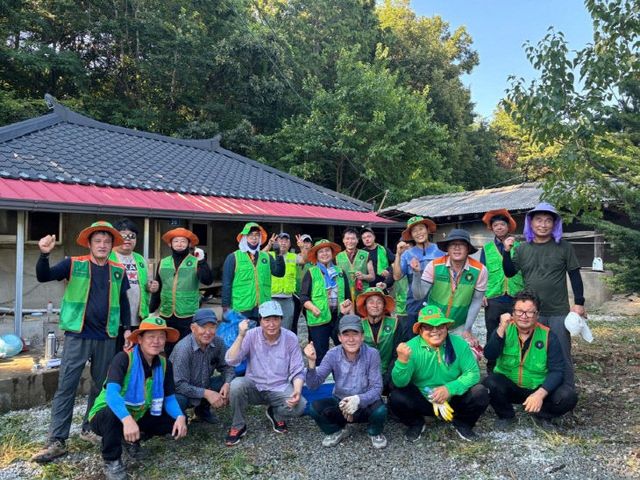 계룡면 독거노인폐기물 처리 봉사 활동