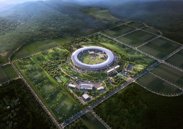 충북 오창 ‘다목적 방사광가속기’ 조감도