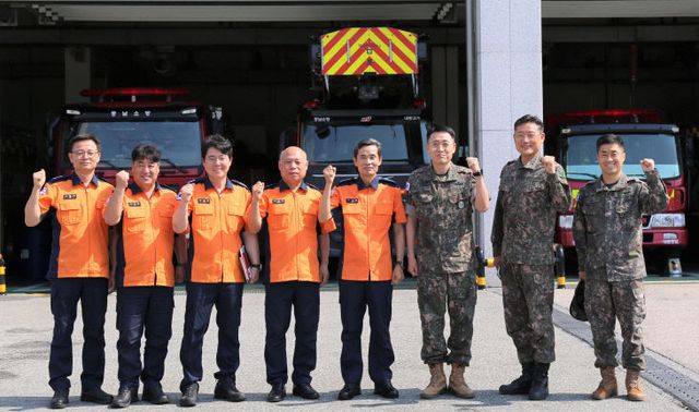 (0730) 논산소방서, 육군항공학교와 재난대응 협업 강화